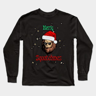 Merry Squatch-Mas Long Sleeve T-Shirt